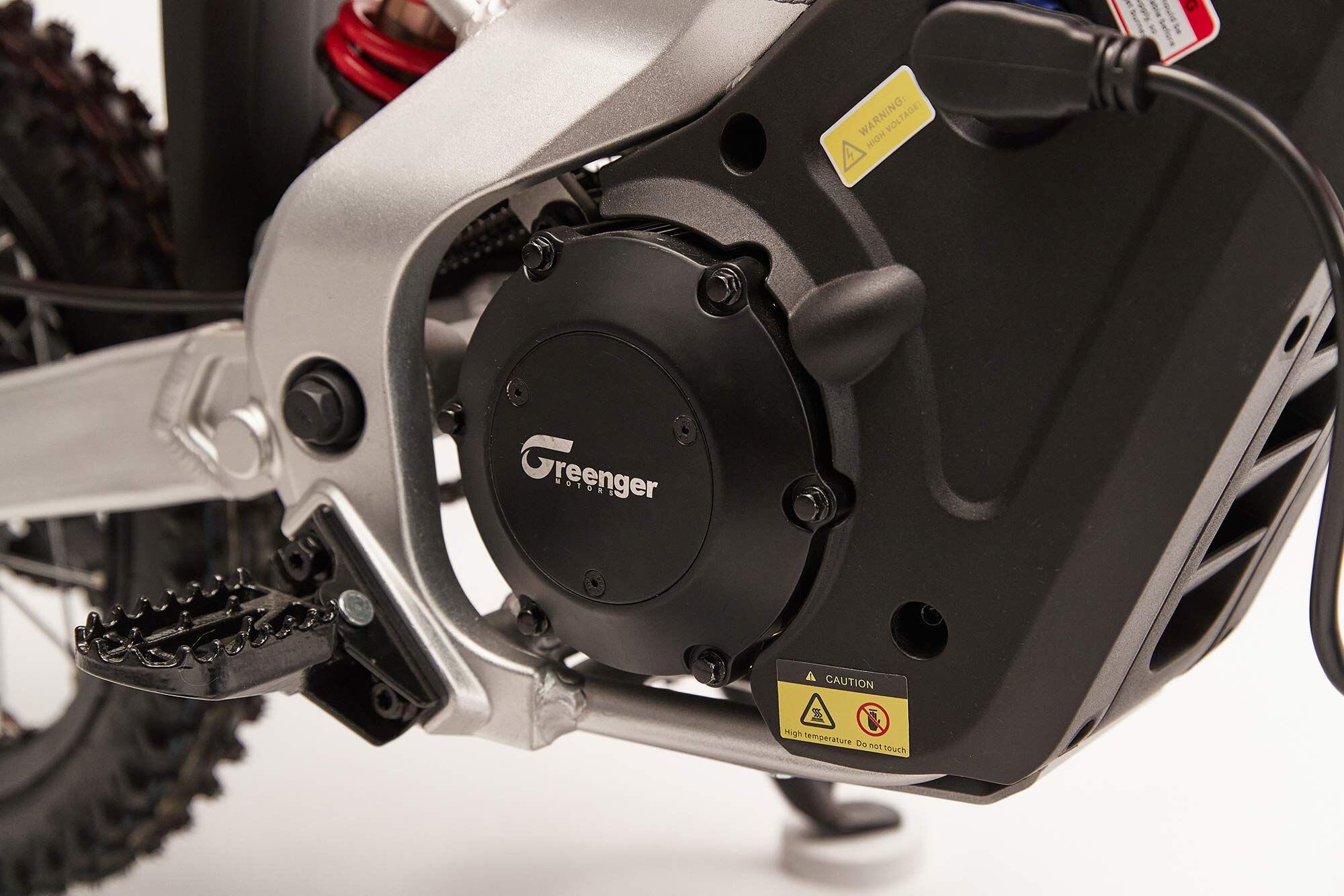 The 48-volt BLDC motor puts out a max 3.4 horses and 18.4 pound-feet of torque, though power can be switched between two levels.
