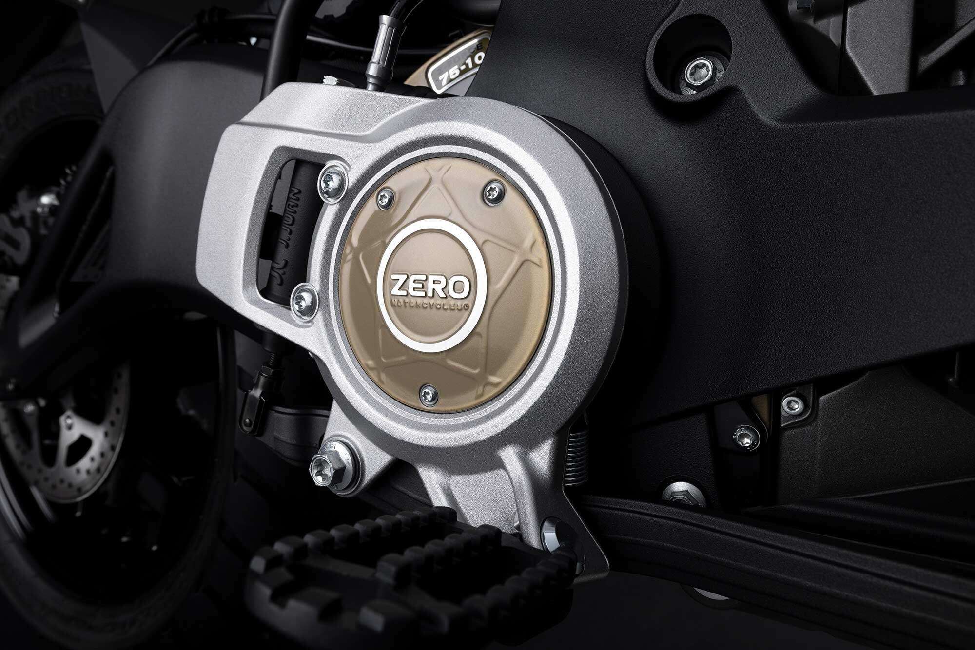 More stator windings give the DSR/X’s motor more torque than the SR/S sportbike.