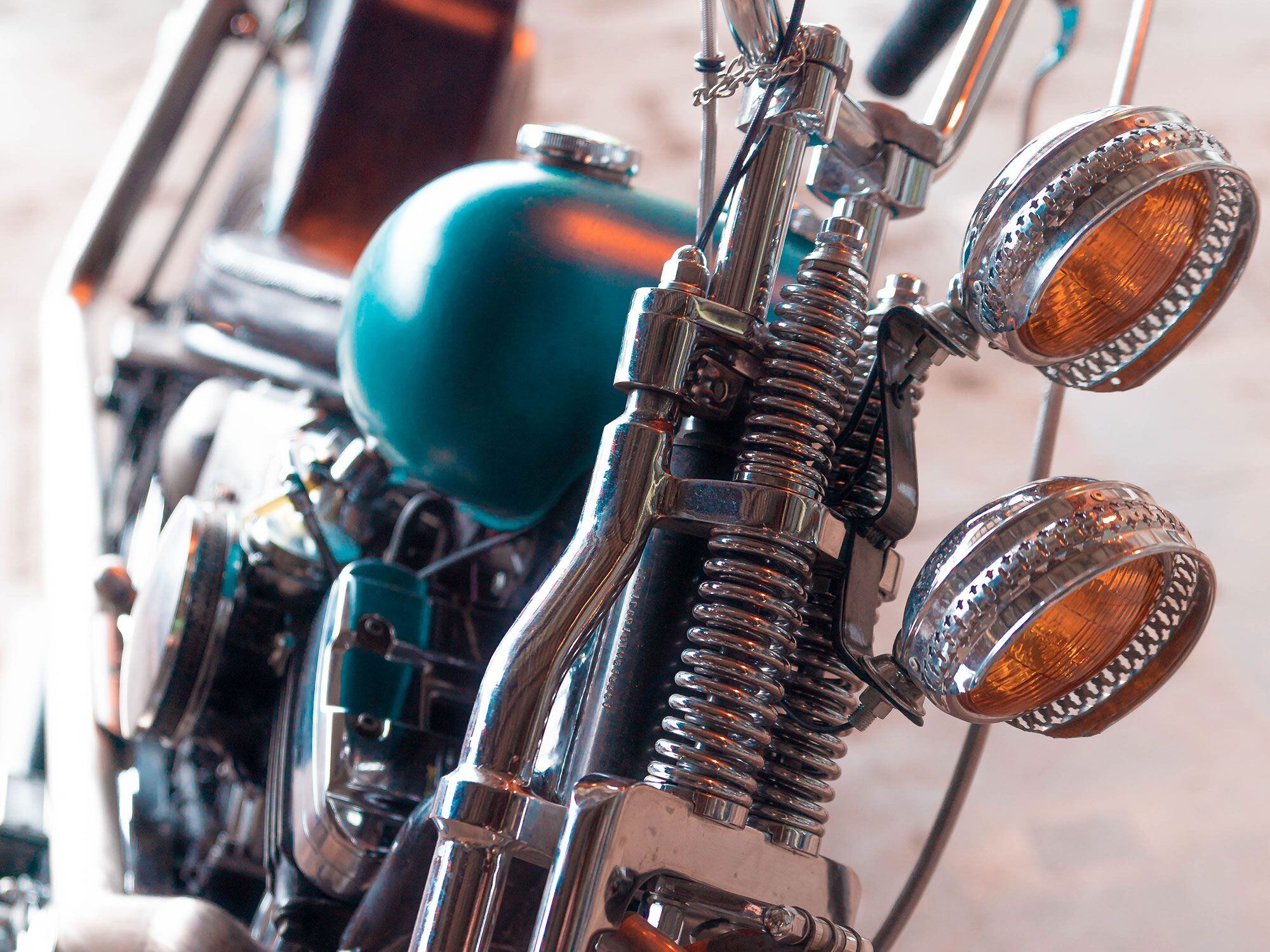 Sportsters are one of, if not the most customized motorcycle in America. Merlin’s Beard, by Cycle Monster, seen here, is a great example of creative expression on the platform.