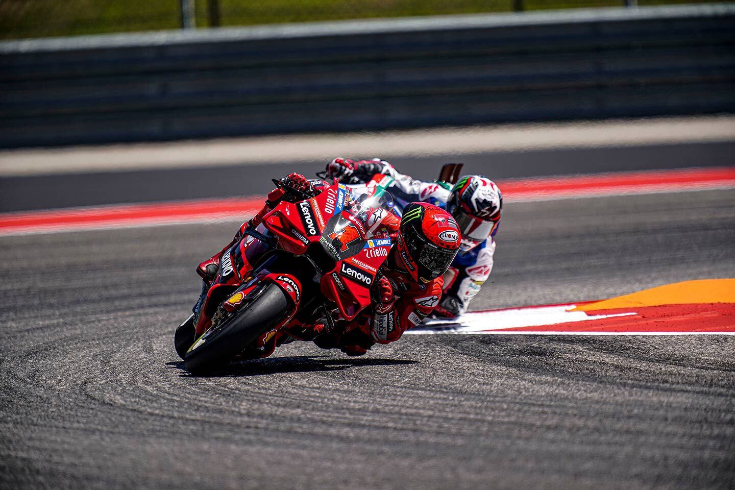 A winner on Saturday, Pecco Bagnaia crashed out on Sunday.