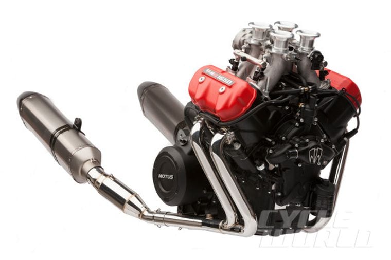 Motus Motorcycles Mv4 And Mv4r Pushrod V 4 Engine Sound Cycle World