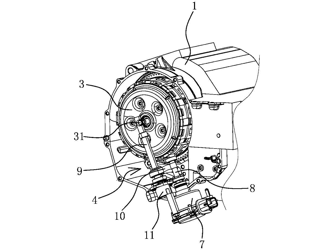 QJMotor’s patent is shown on its 700cc parallel-twin engine.