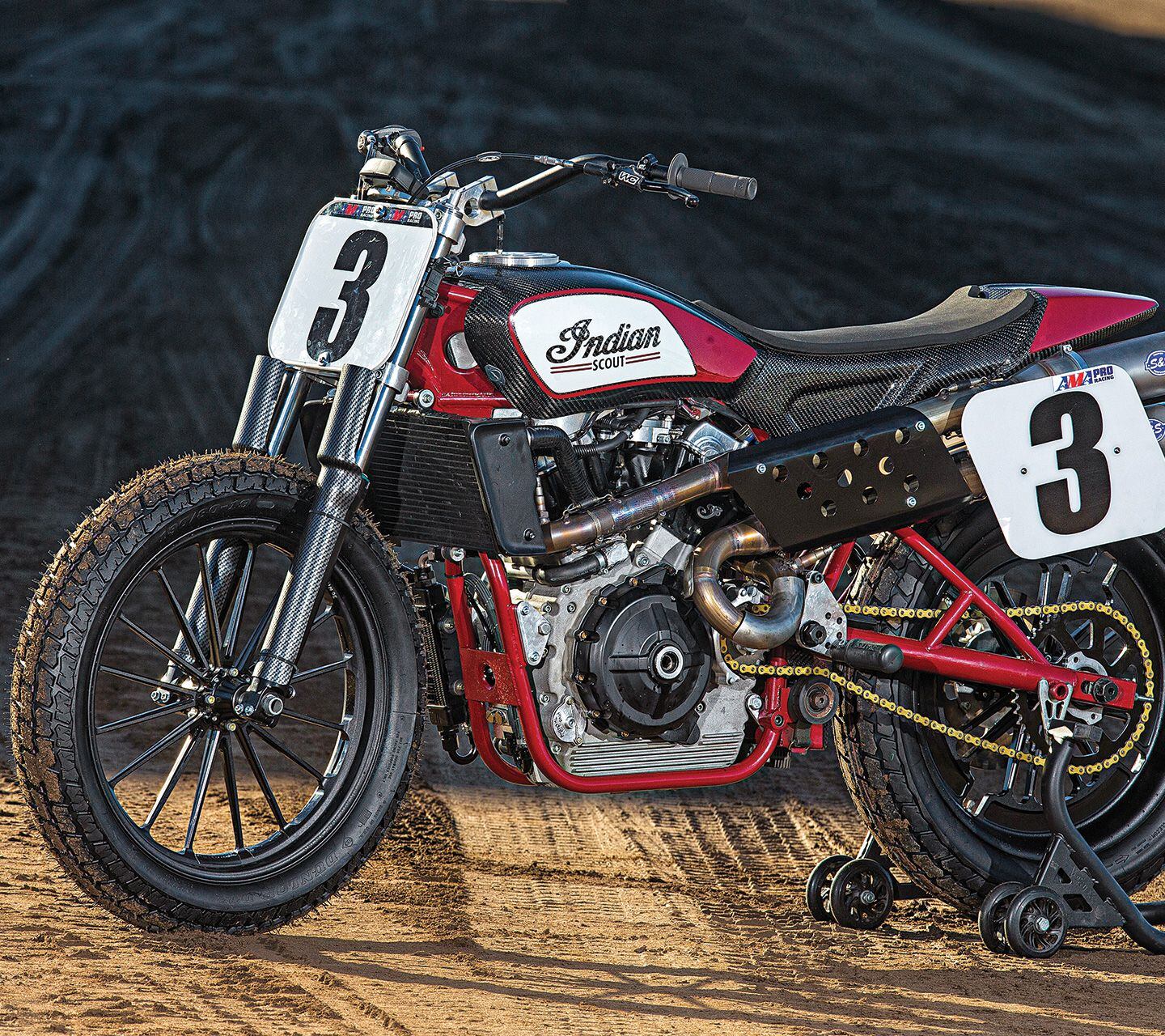 Indian Scout FTR750 Flat-Tracker static side view