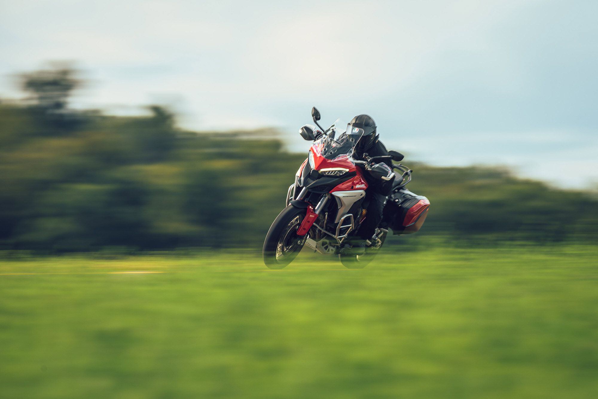 The Multistrada V4 averaged around 37 mpg, which is not exceptional. The performance is worth it, I say. Some will understandably disagree.