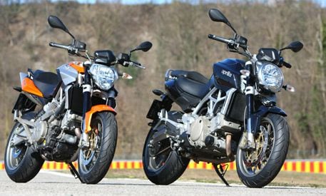 Aprilia Mana vs. Aprilia Shiver First Ride Comparison Test Cycle