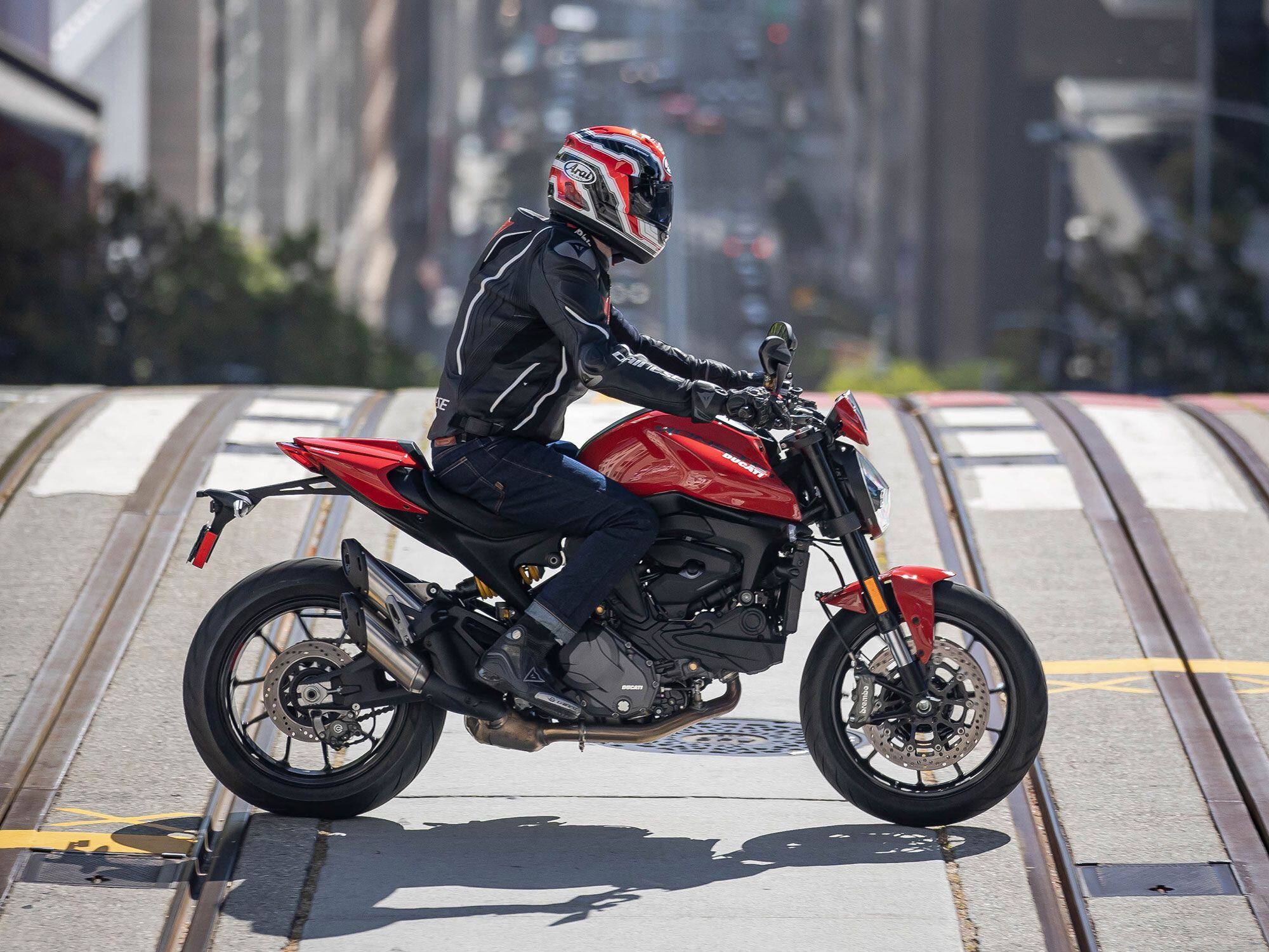 Peter Egan dubbed the unique motorcycles of San Francisco’s bike scene “beatnik bikes,” describing them as utilitarian, cheap, and having a measure of artistic flair. By his estimation, the only Ducatis to qualify are non-desmo models. So the Monster is out. Although, given the 2021 Multistrada V4 doesn’t use desmodromic valves, is it possible we could see a Monster beatnik bike in the future?