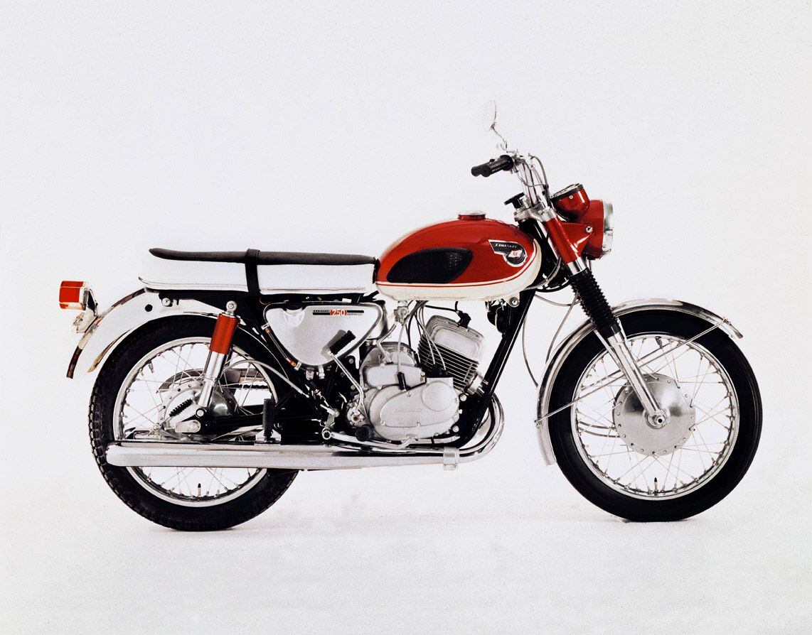 The 1966 A1 Samurai 250 was an early example of the “localism” embraced by Kawasaki’s US division, which sought to develop bikes just for the American market.