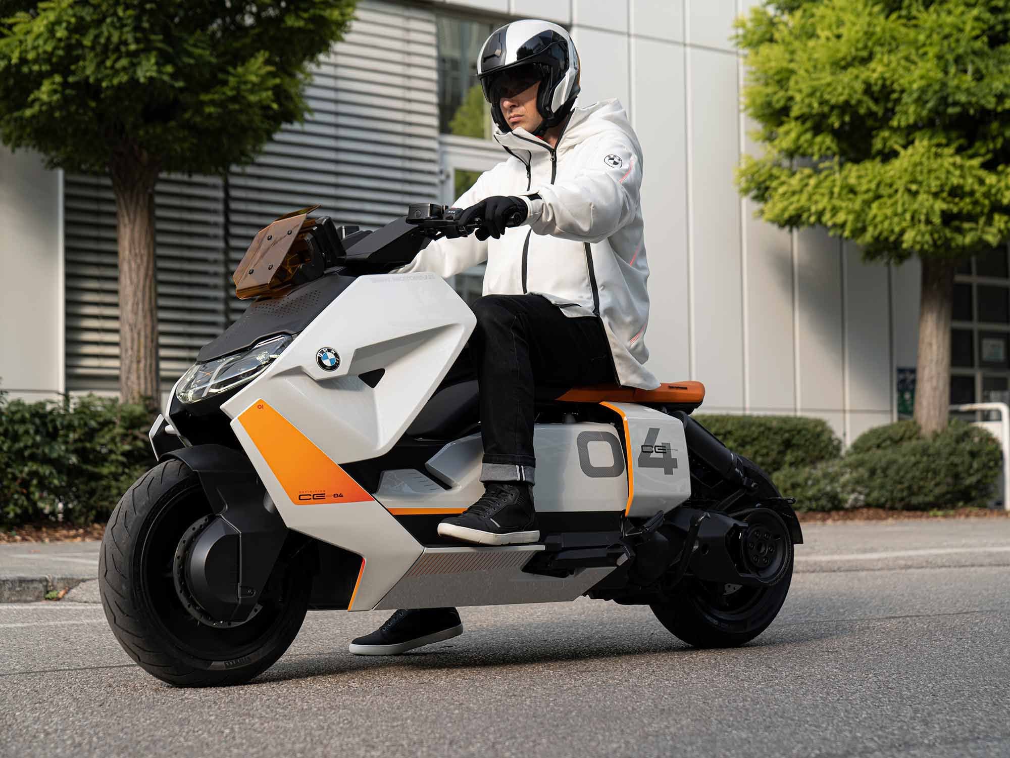 BMW recently showed off the Definition CE 04 electric scooter. Where are the motorcycles?