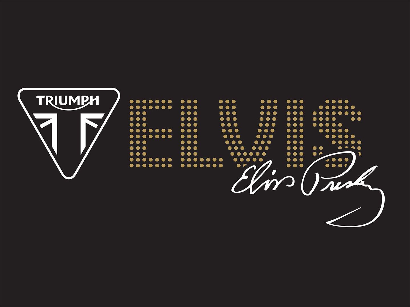 Motos Triumph et Elvis Presley