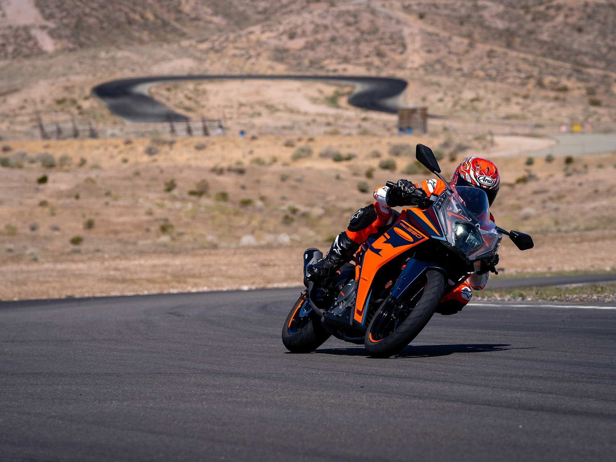 Just a few more laps aboard the RC 390, please!