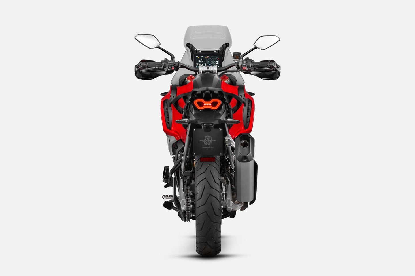 2024 MV Agusta Enduro Veloce rear view.