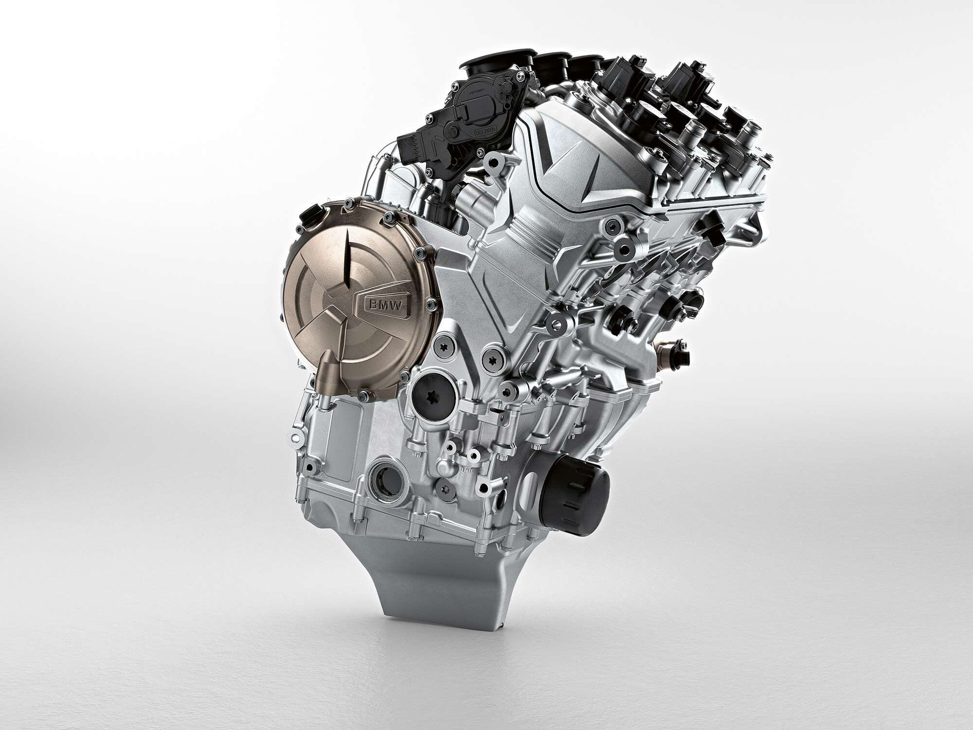 Updates to the S 1000 RR’s engine will increase power slightly from 204 to 206 hp.