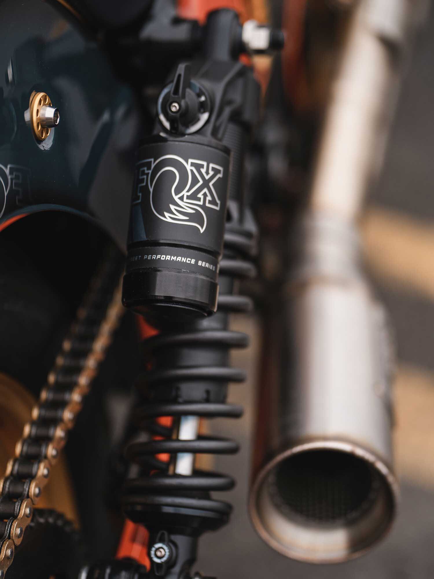The new Chief also more easily allows for new suspension upgrades; the external stock shocks get swapped with a premium set of piggyback Fox units.