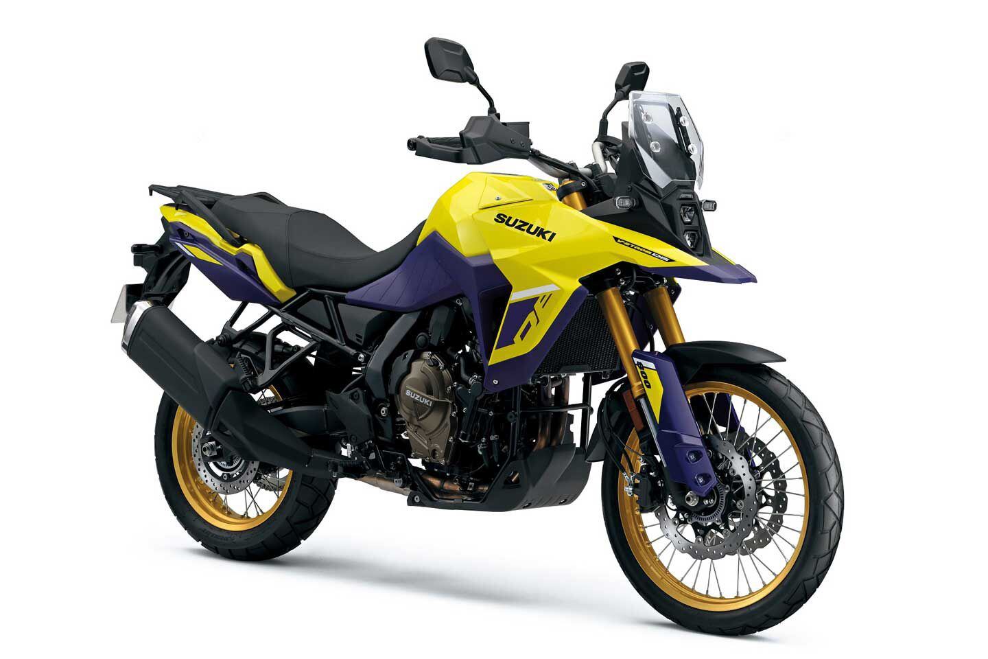 The Suzuki V-Strom 800DE will have a new stablemate when Suzuki releases the upcoming base model equipped with more street-oriented wheels and tires.
