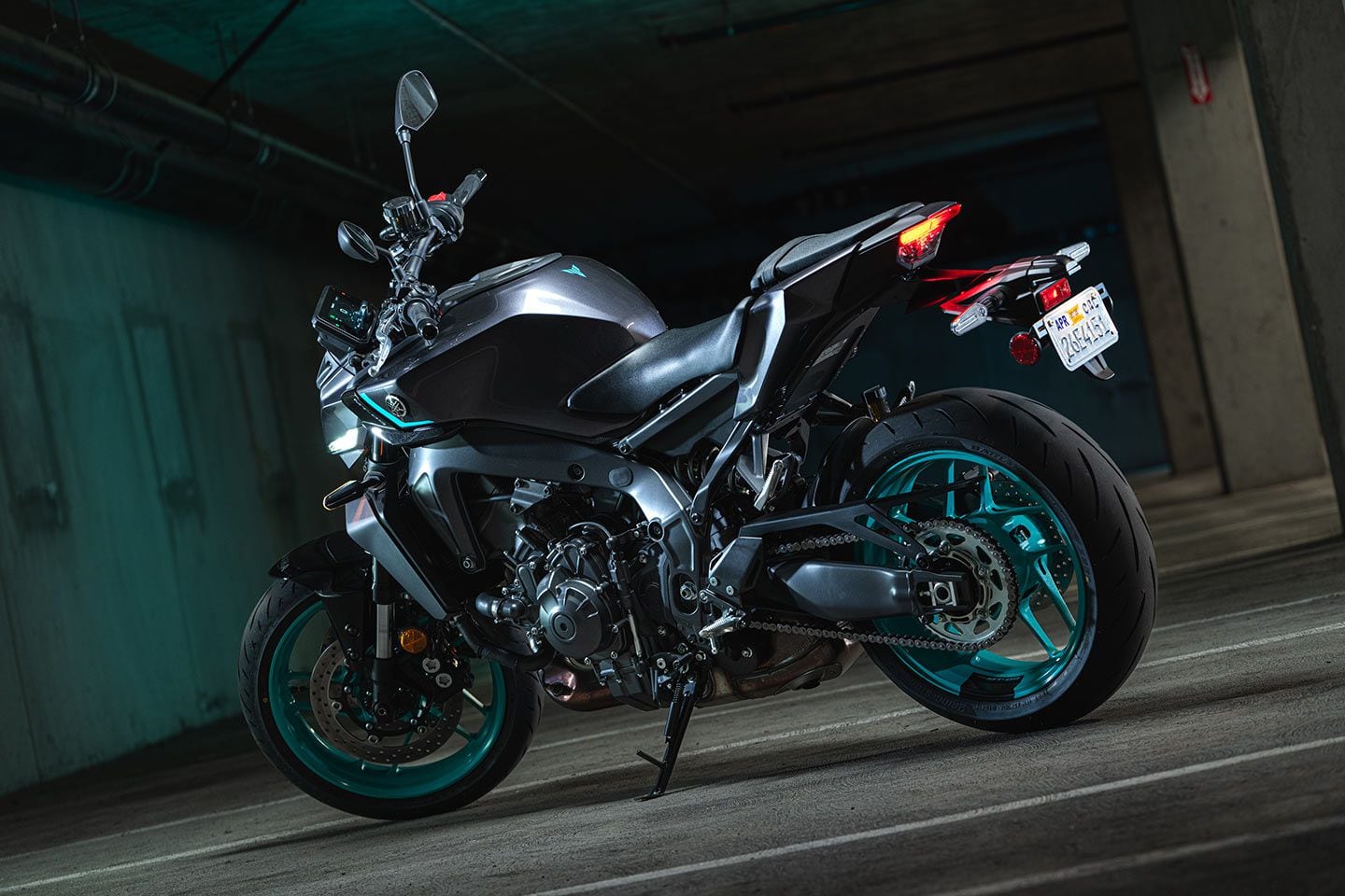 From all angles, the MT-09 looks the business.
