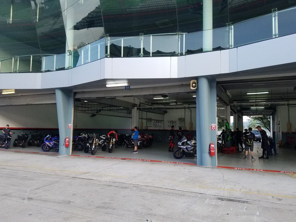 Sepang International Circuit garage