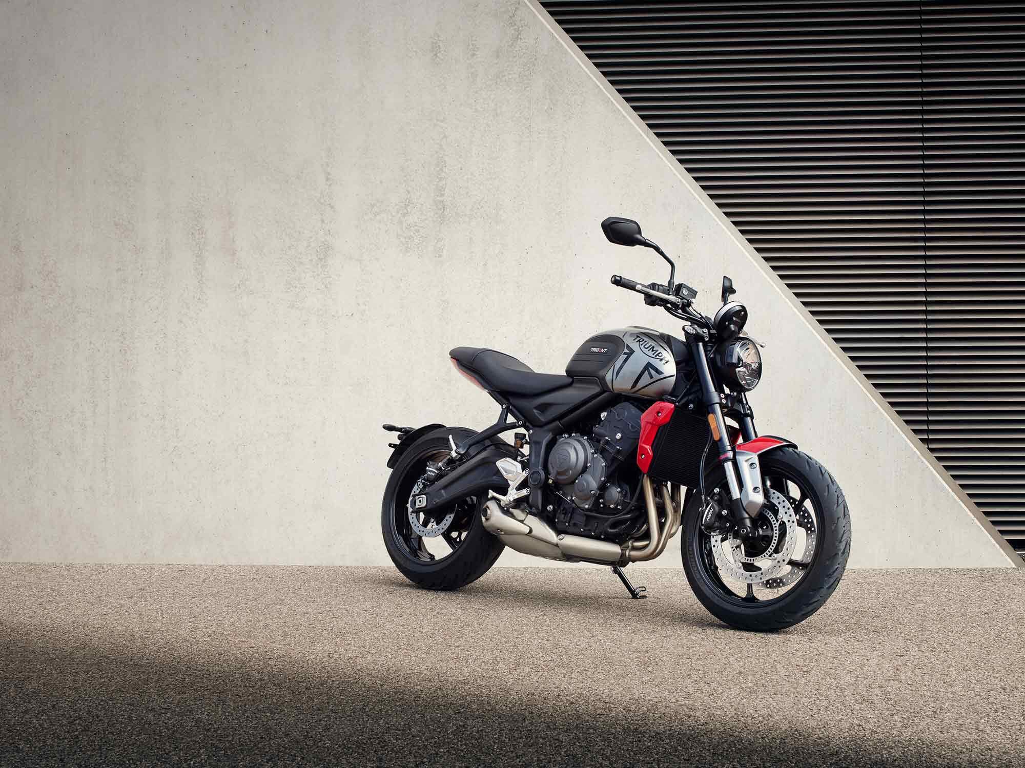 The Trident 660 is one of the most approachable and affordable options in Triumph’s lineup, yet the bike makes no sacrifices in performance or in fit and finish