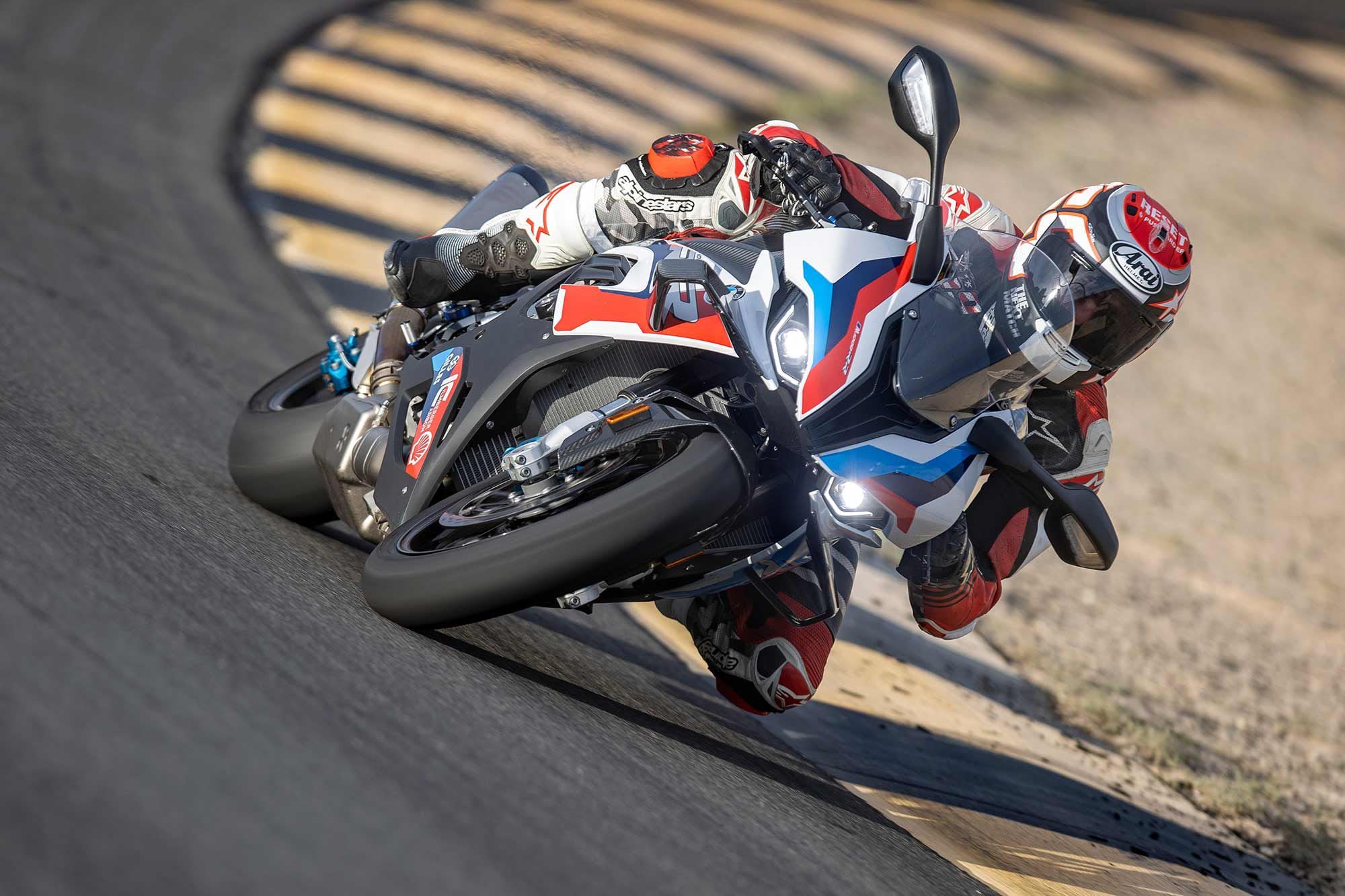 The M 1000 RR shreds corners with an any-apex, any-time manner.