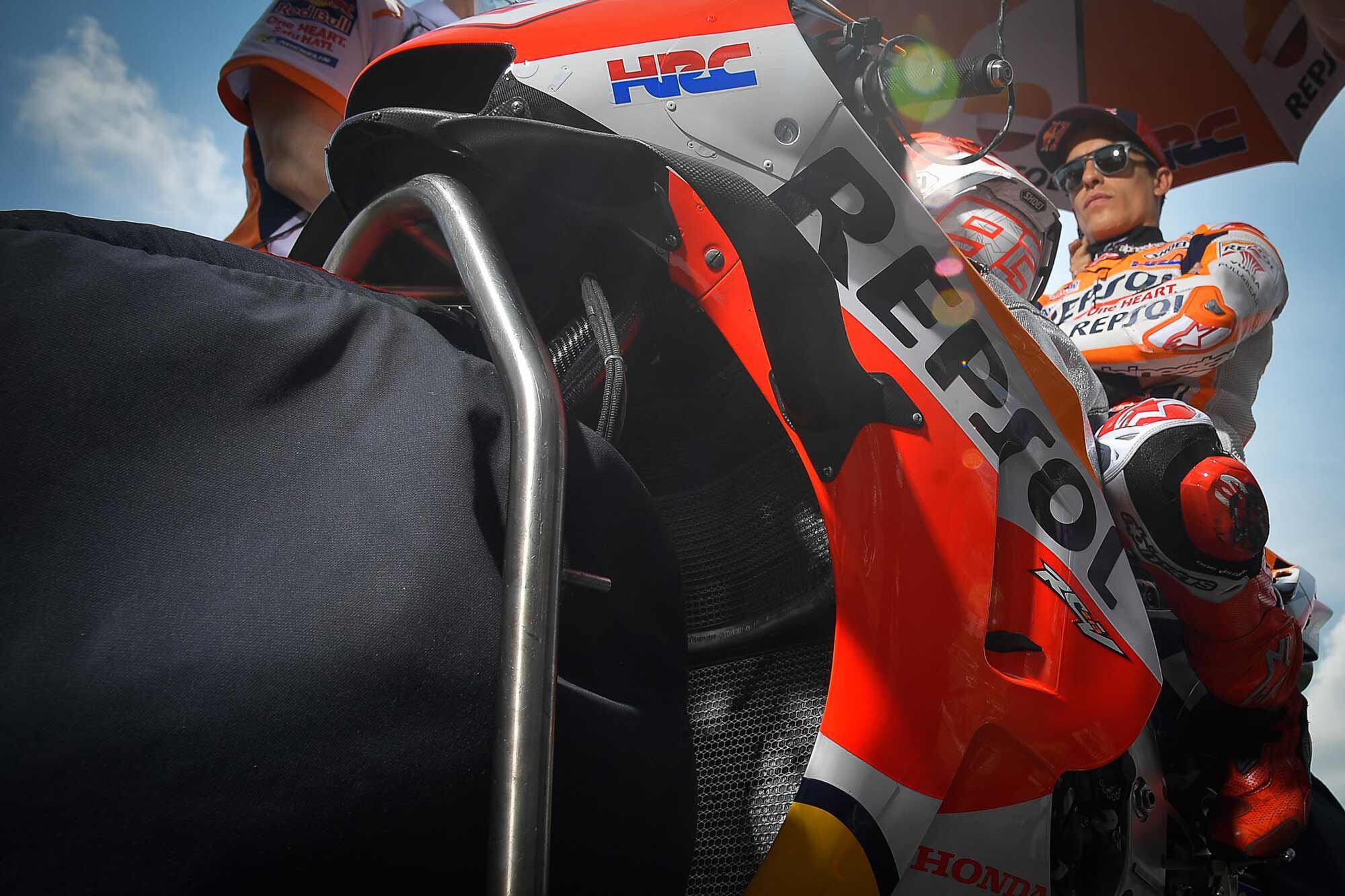 Marc Márquez finished seventh at Assen—a commendable finish considering the massive highside he had in practice.