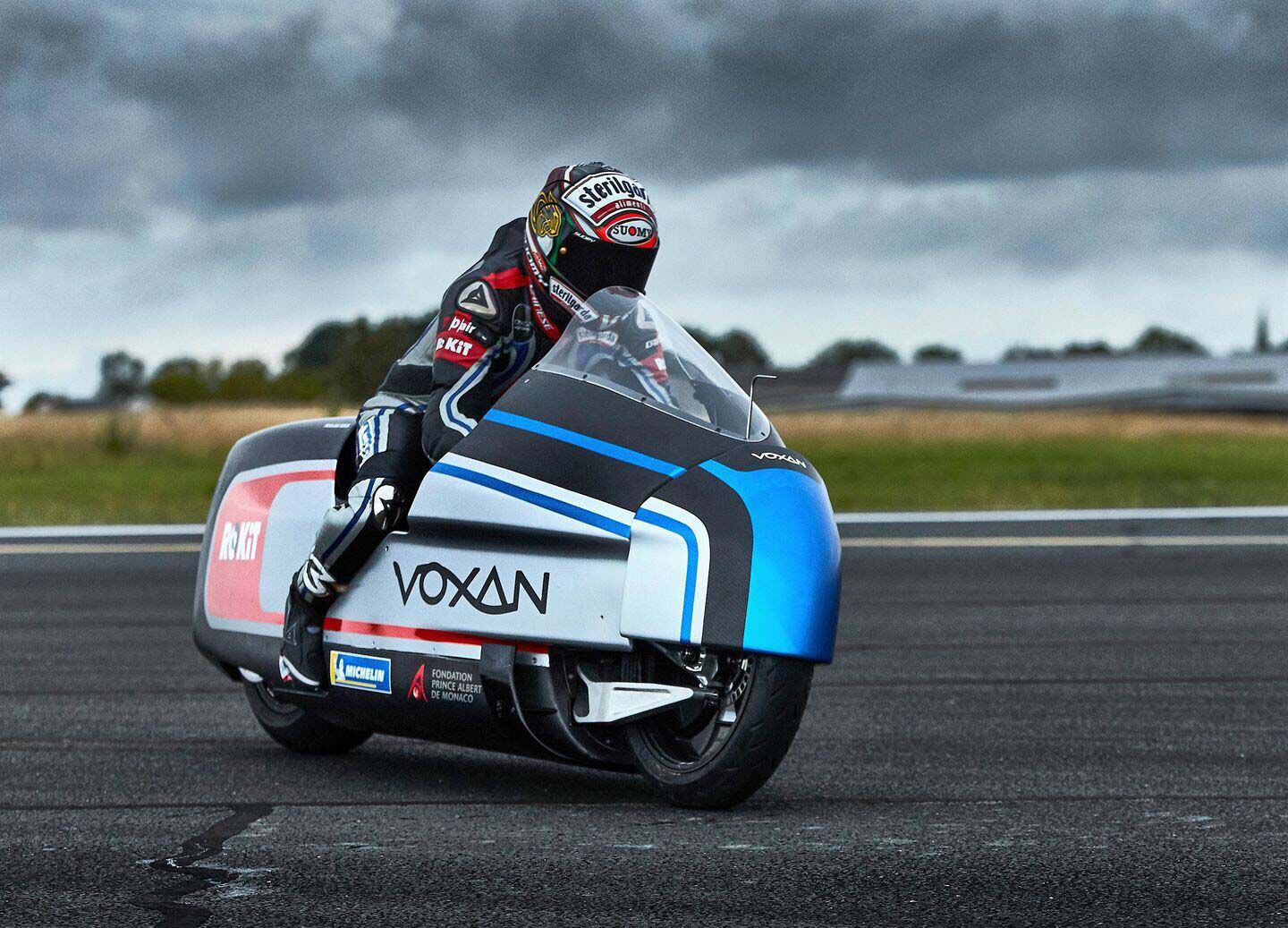 Biaggi plans to break more records on the Voxan.