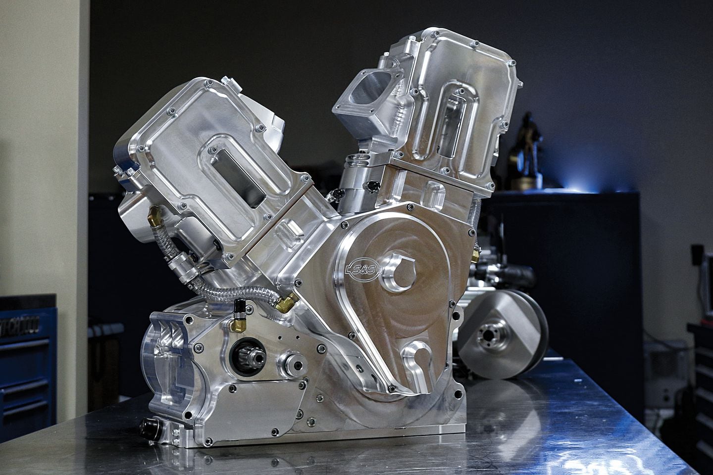 Inside the S S Cycle Polaris Pro Stock Motorcycle Drag Racing