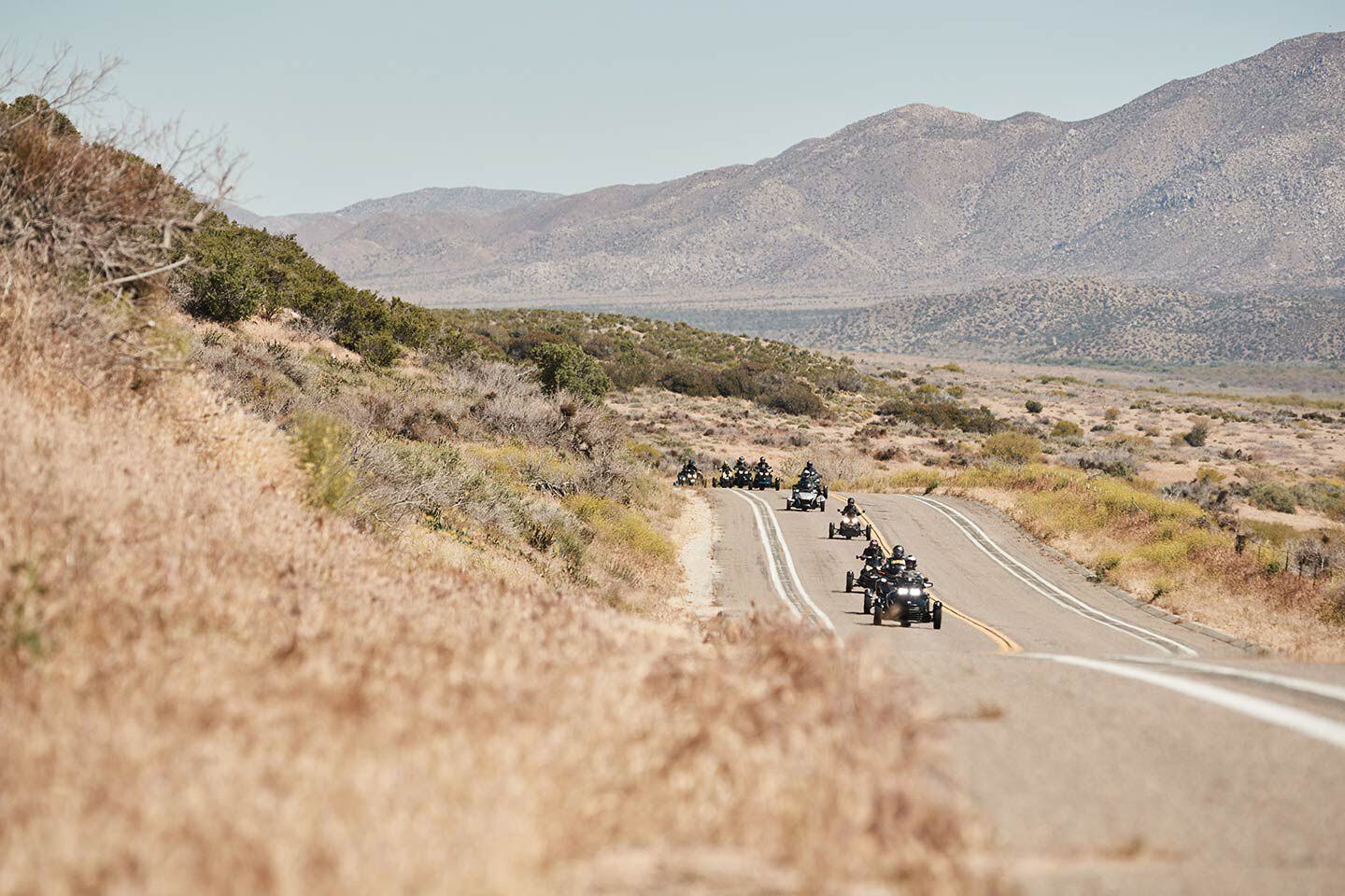 It’s a Can-Am caravan.
