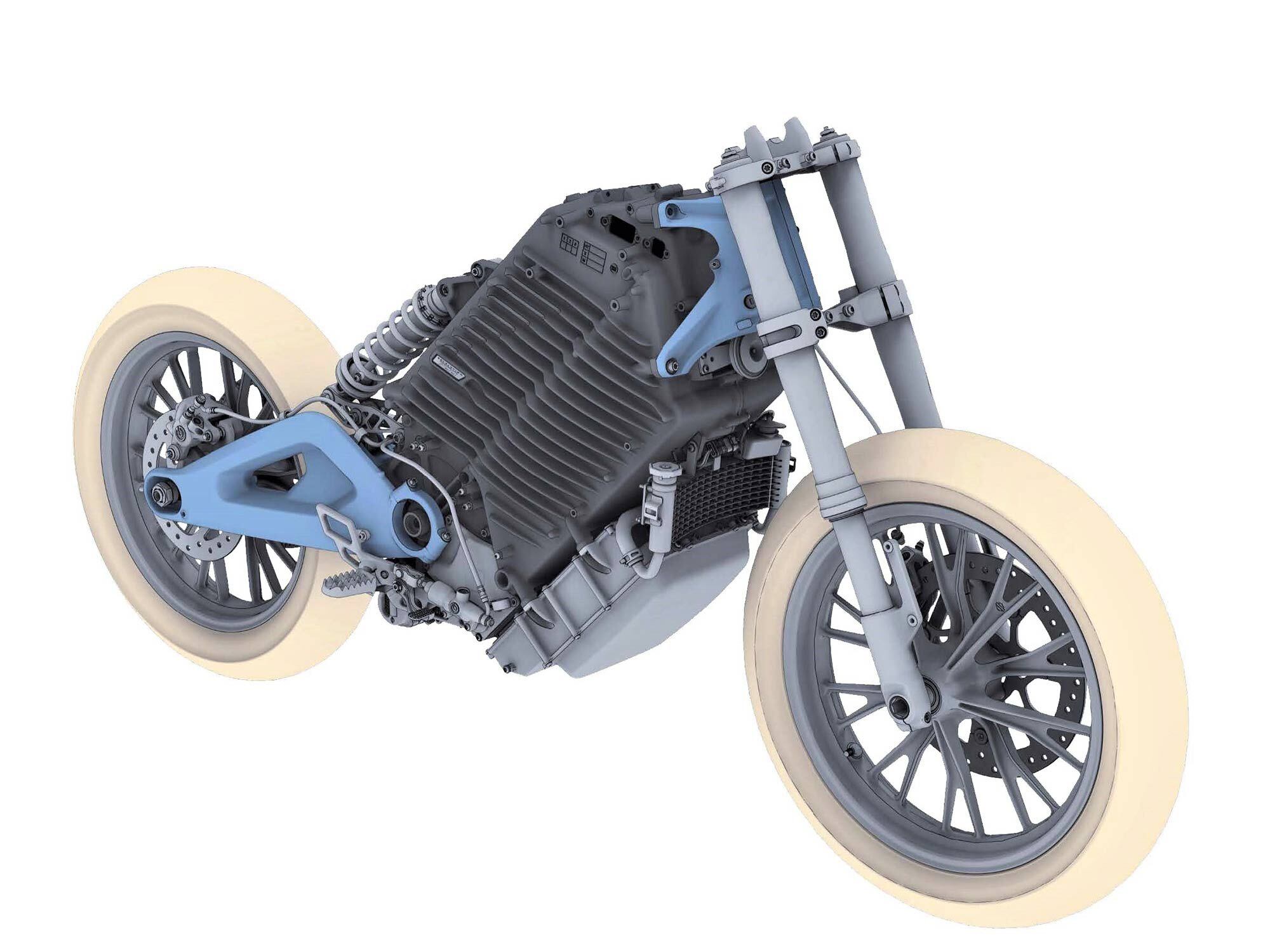 The new bike will be built on the proprietary Arrow platform, which combines the direct drive motor (mounted coaxially), battery, and electronics to act as a main chassis element.