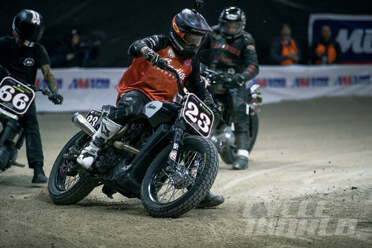 Custom Roland Sands Indian Scout Sixty at Super Hooligan Event