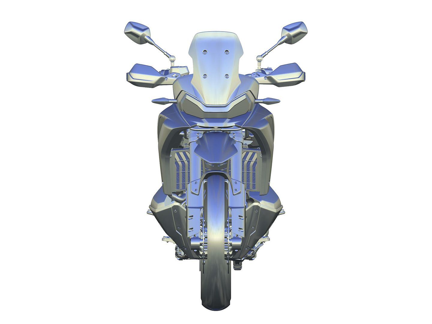 Front view of the 800 MT-X.