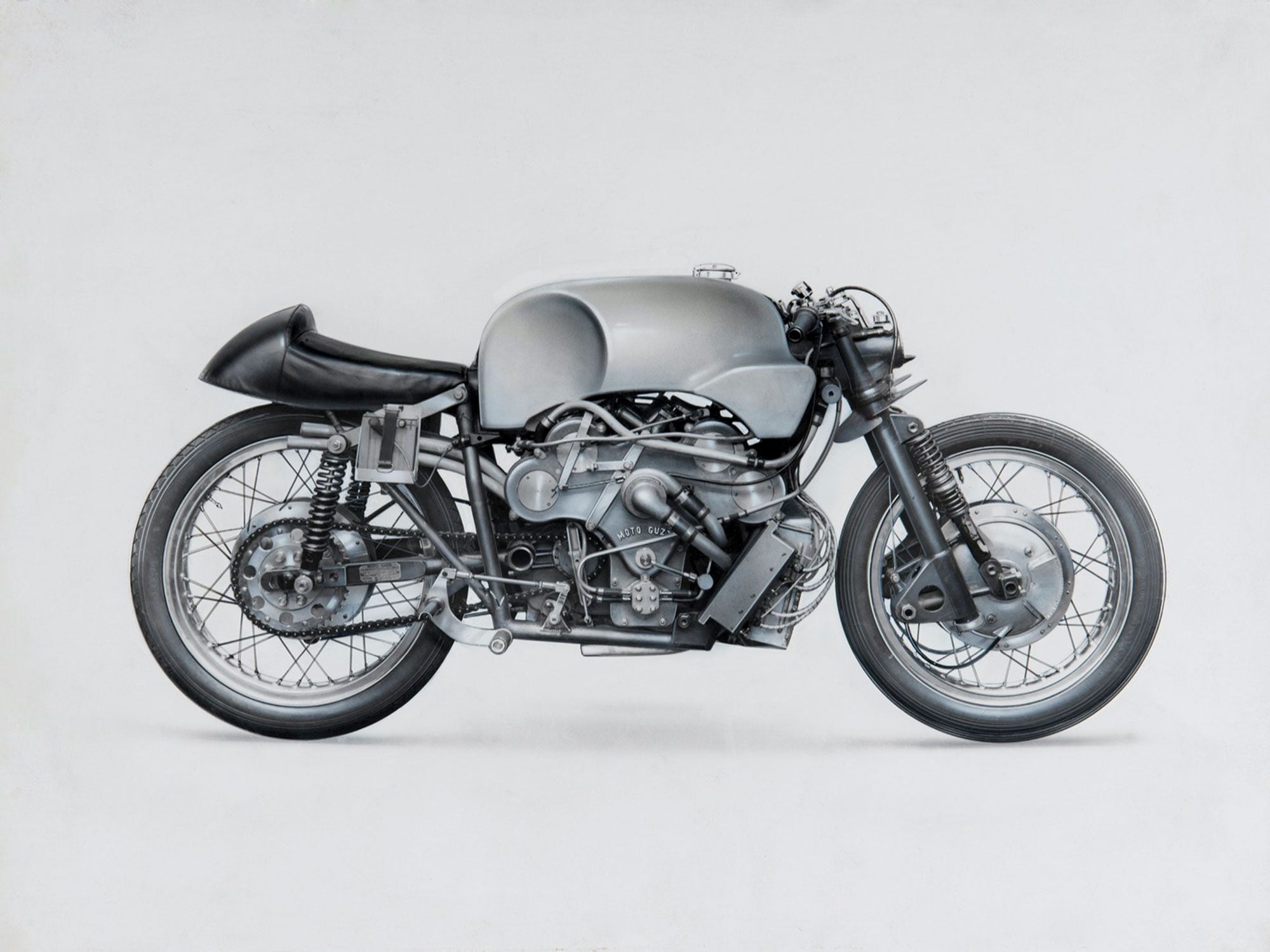 The 500cc V8 designed by Dr. Carcano.