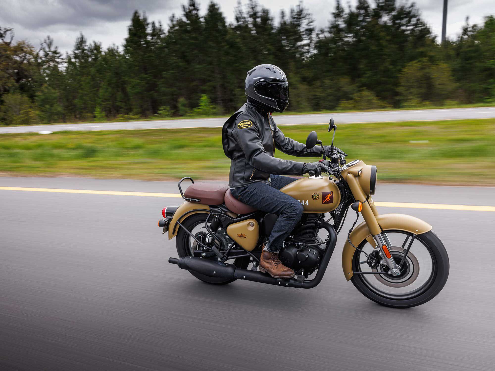 Royal enfield classic discount 350 on road