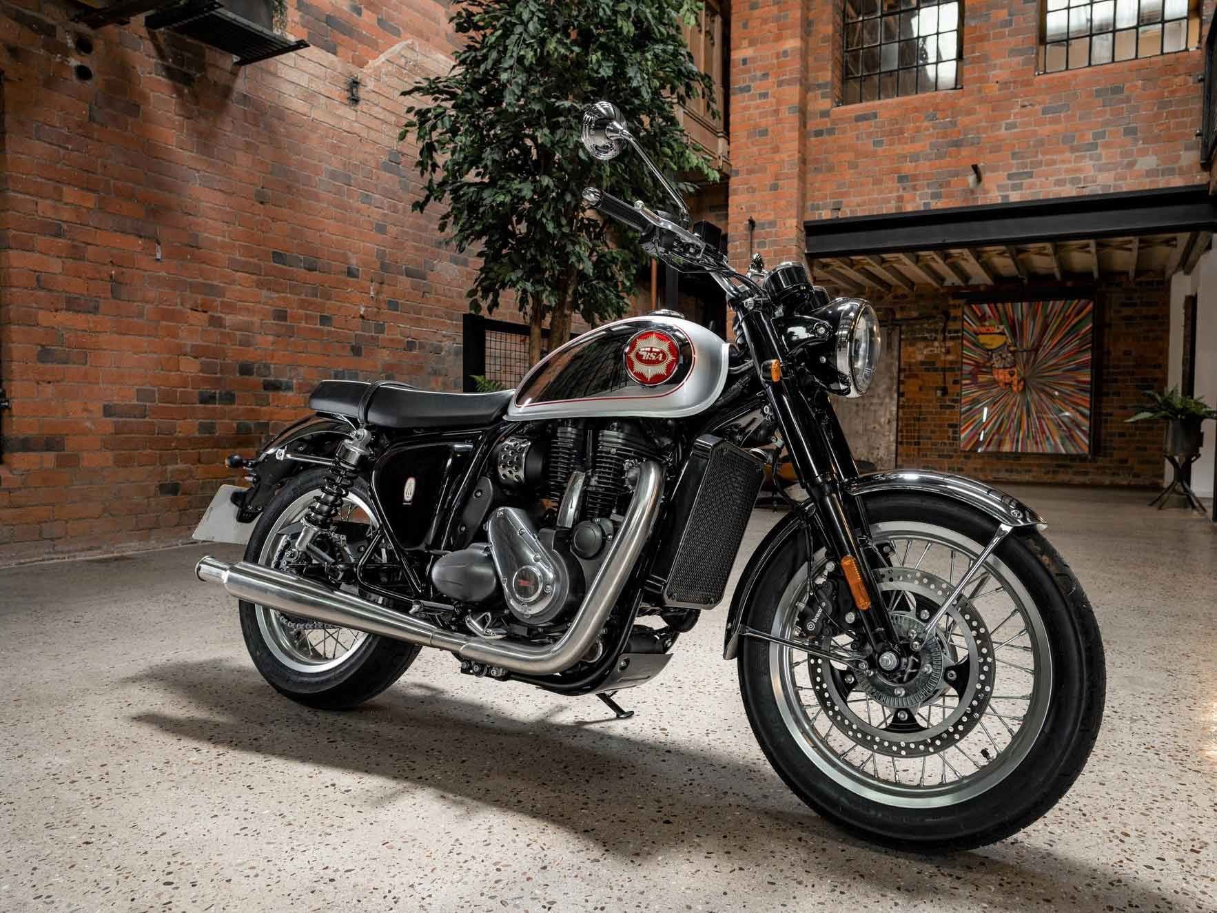 BSA has revealed the classically styled 2022 Gold Star, designed in the UK and built in India, and featuring a 650cc liquid-cooled DOHC single.