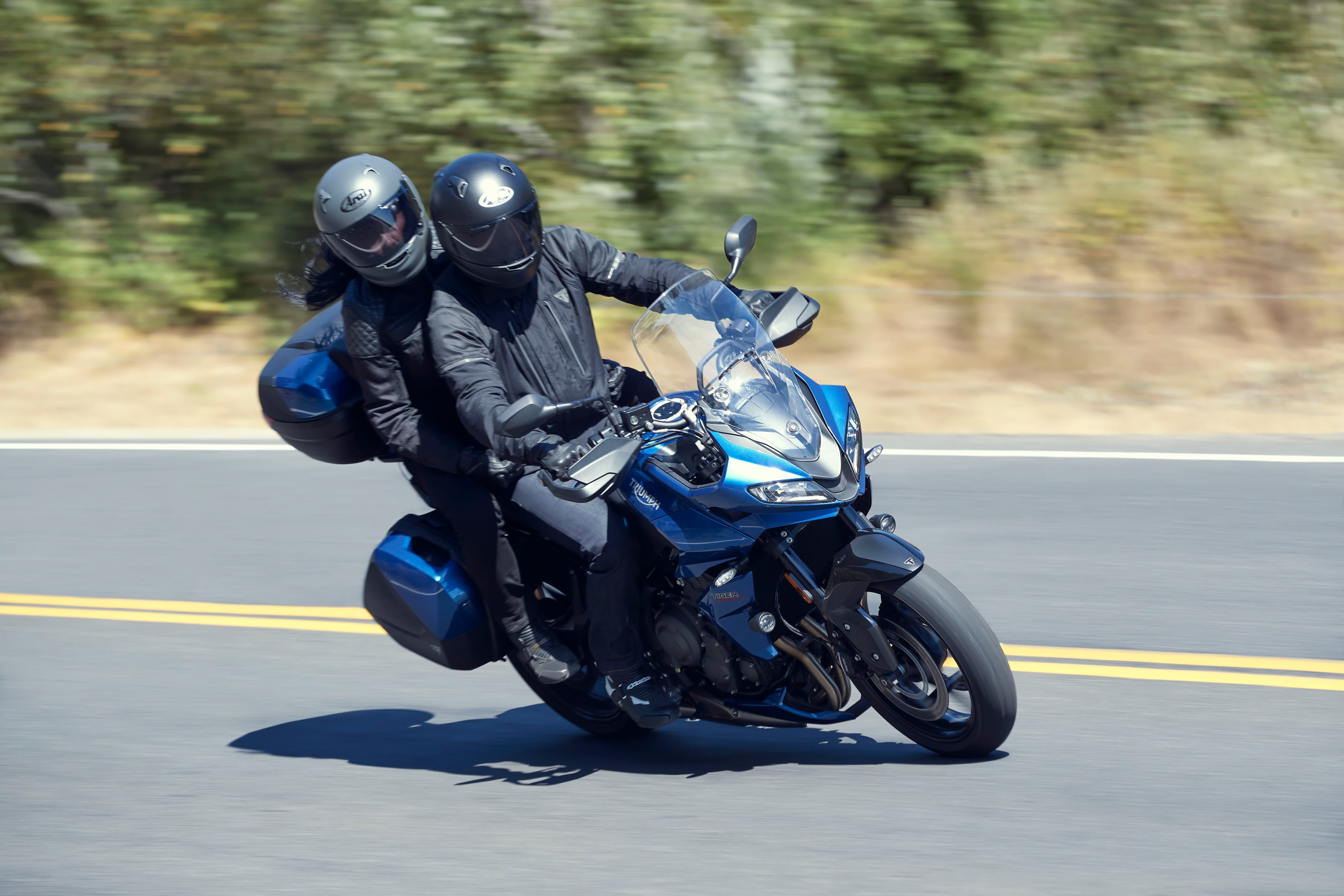 Triumph touts the bike’s two-up capability and touring potential, which should heat up competition in the segment.
