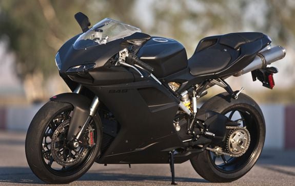 Ducati 848 чёрный матовый