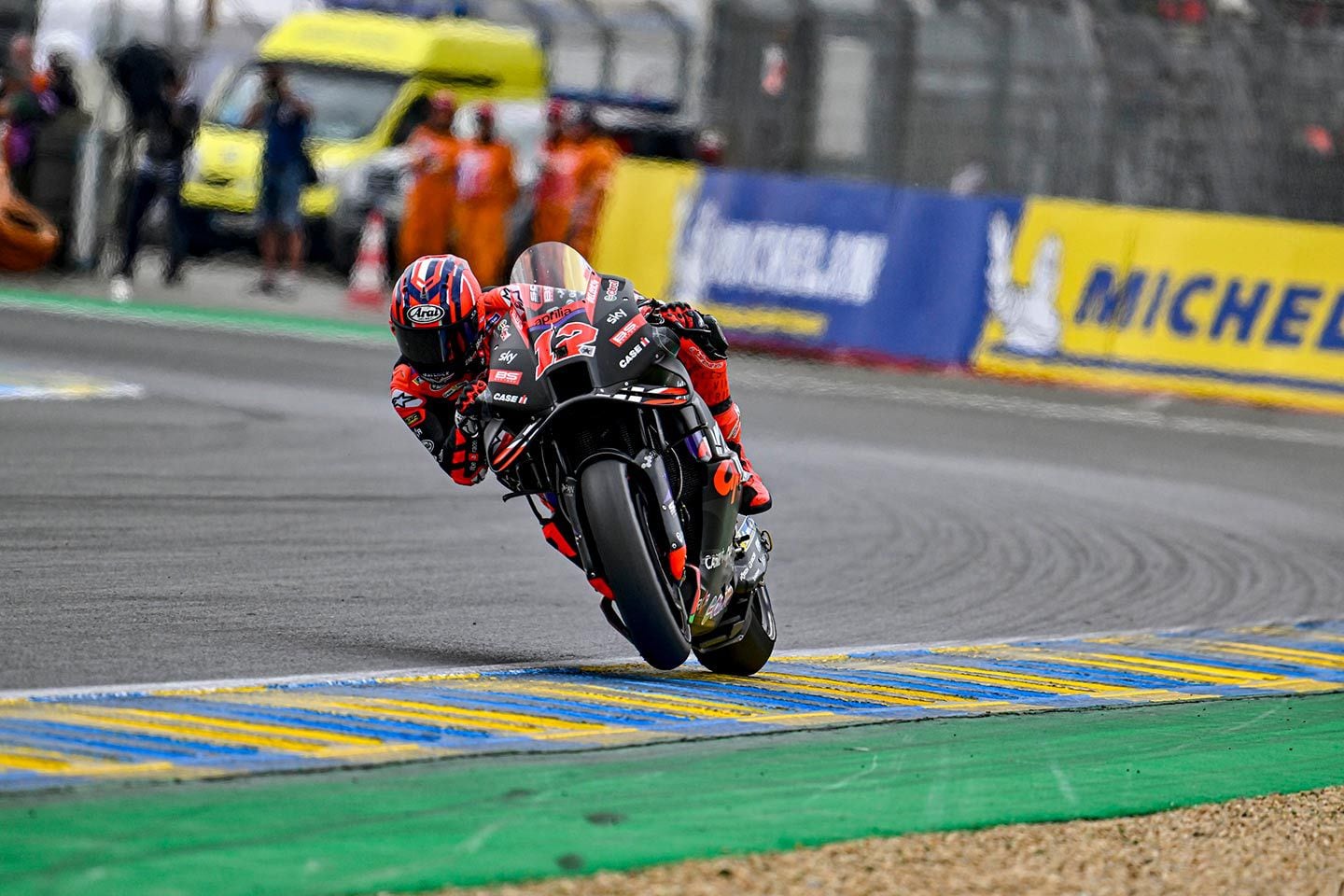 Maverick Viñales finished fifth, a positive result in his words.