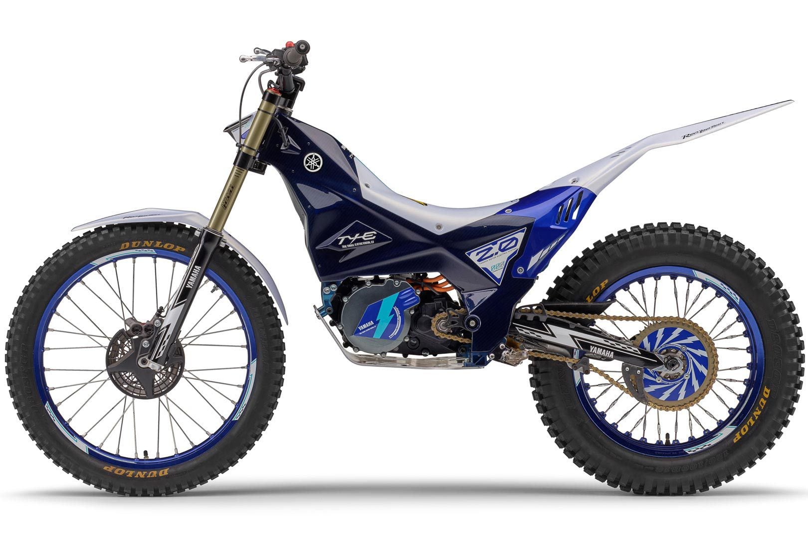This bike will compete in part of motorcycle racing history as electric motorcycles will directly compete with gas-powered ones during the 2022 FIM Trial World Championship.