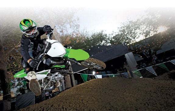2010 Kawasaki KLX110L Review- Kawasaki KLX110L Motocrosser First