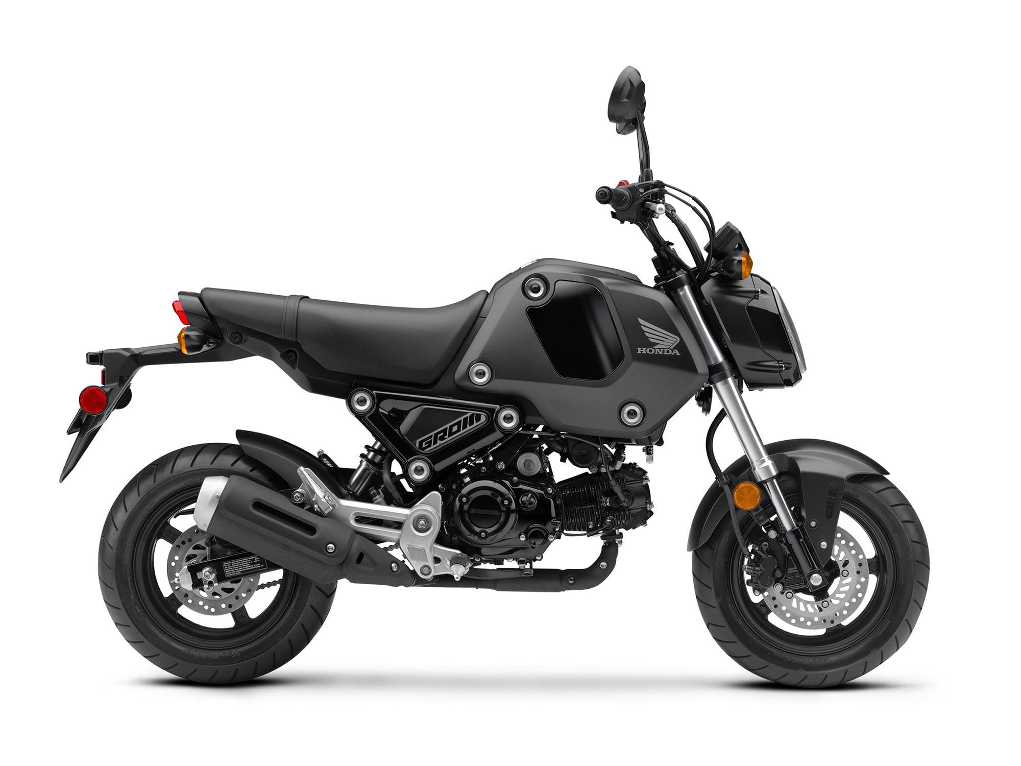 This mini motorcycle does a fantastic job at sipping from its 1.6-gallon fuel tank.