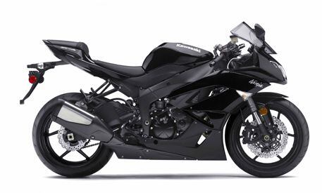 Kearny ◆ orville BLACK Colour changes for the 2008 Kawasaki ZX-6R motorcycle