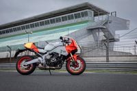 2024 Yamaha XSR900 GP parked on race track