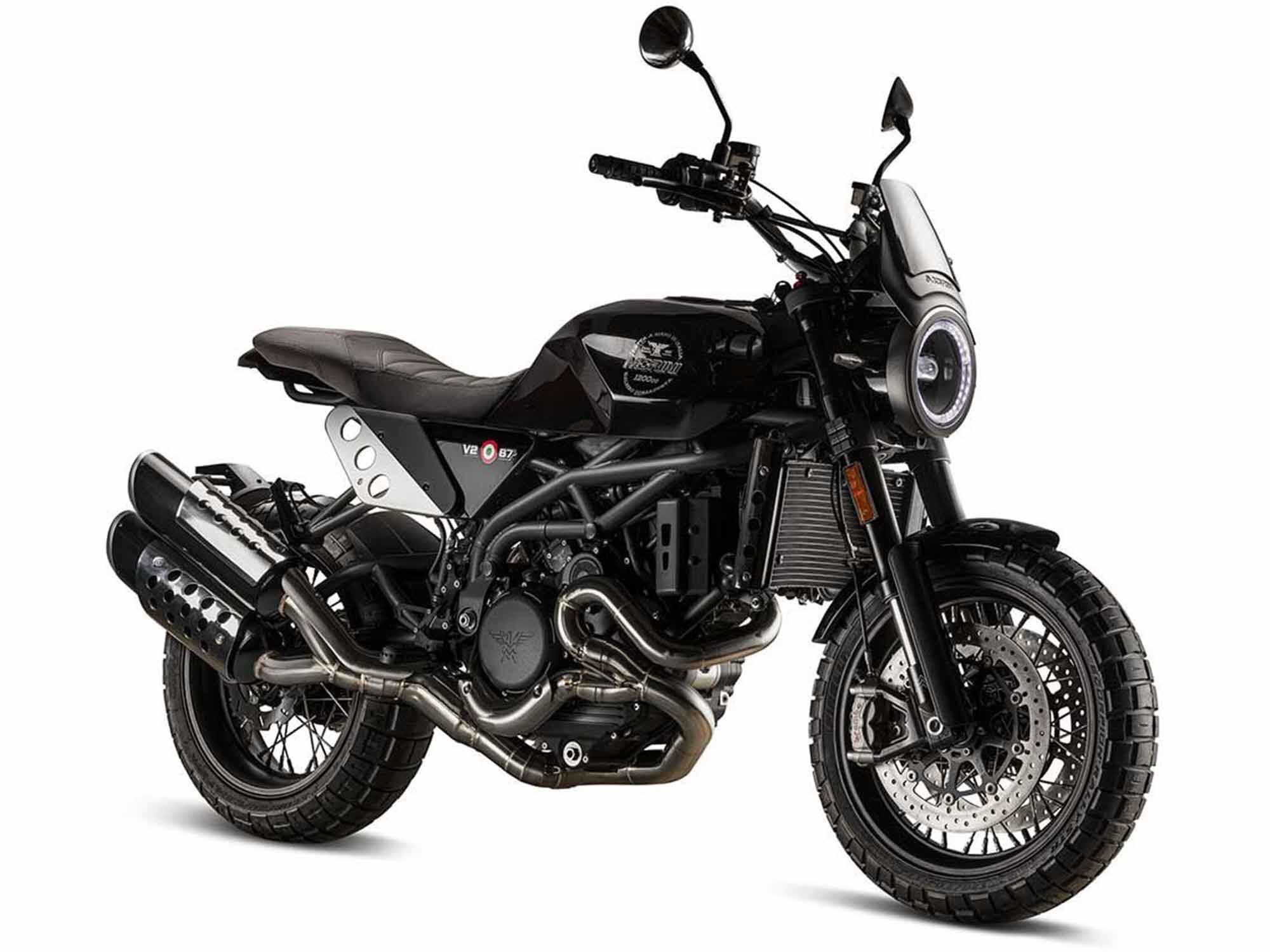 The refined Super Scrambler runs with Pirelli Scorpion Rally dual sport tires, but this bike is made more for road duty, not the trail work.