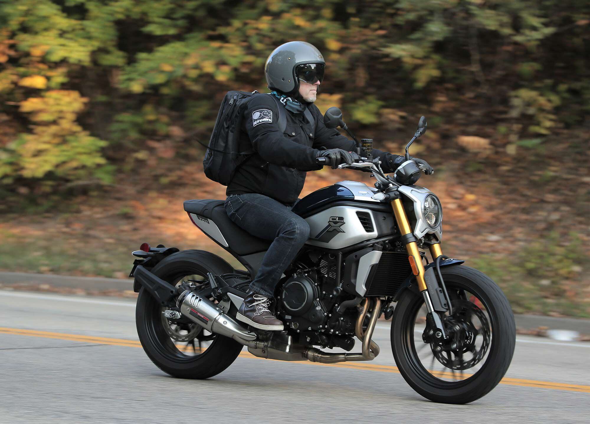 The new 2022 700CL-X will be one of four models CFMoto will be bringing to the US next year.