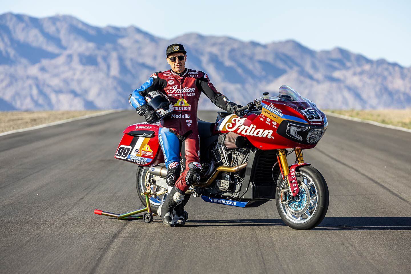 Indian credits former MotoGP rider Jeremy McWilliams with helping turn the FTR and Challenger into championship-winning racebikes.