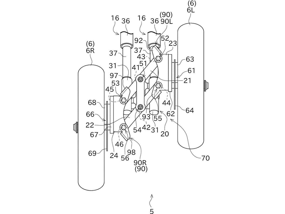 kawasaki patent drawing
