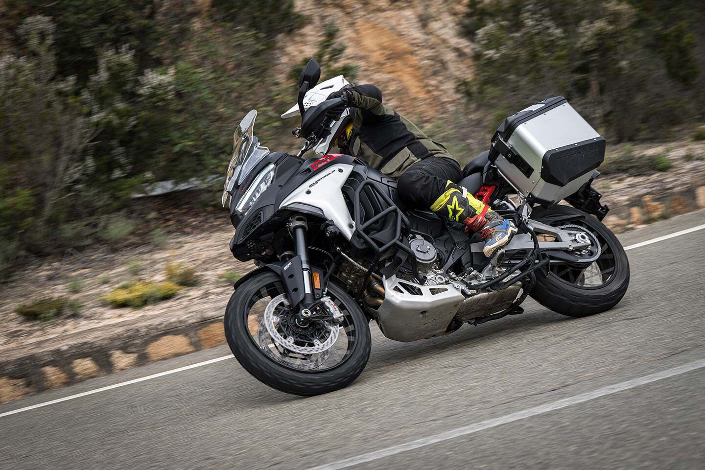 Sports mode is where it’s at for carving up winding mountain and coastal roads.
