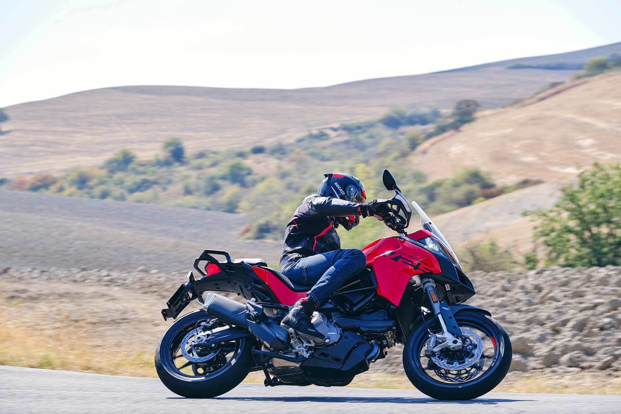 The biggest upgrades to the Multistrada V2 this year come from improved electronics and rider aids. Lighter wheels, a new clutch, and a new seat also keep it fresh.