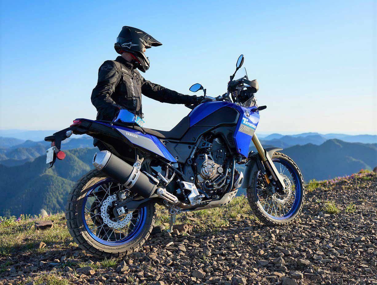 Yamaha also gave the Ténéré 700 minor updates for 2024, giving it a new TFT dash and three-mode ABS.