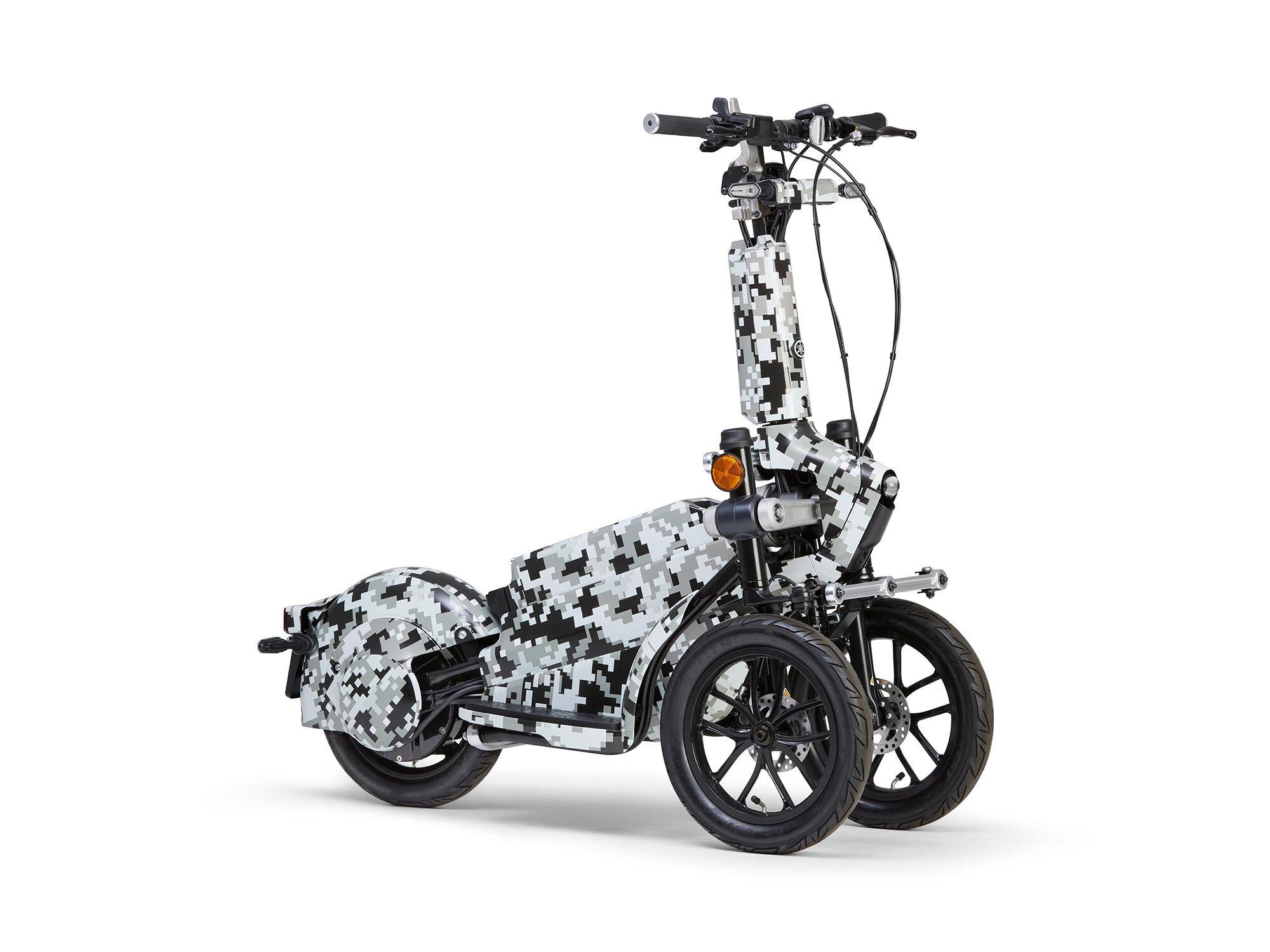 No, it’s not one of those rolling knee scooters for people with a broken leg; it’s an electric urban-transportation vehicle.