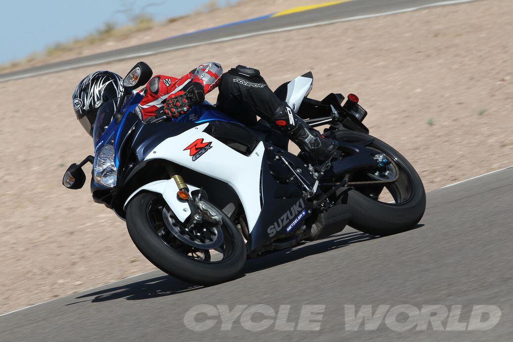 Ducati 848 EVO vs. Suzuki GSX-R750 vs. Triumph Daytona 675R- Road