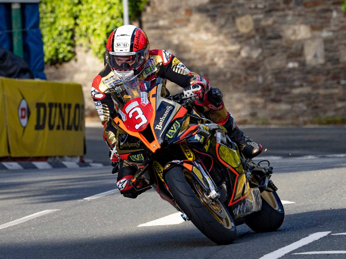 Nine-time TT winner Michael Rutter, seen here on his Bathams Racing BMW M 1000 RR, turned 50 this year and still has as much passion as when he first rode the TT in 1994.